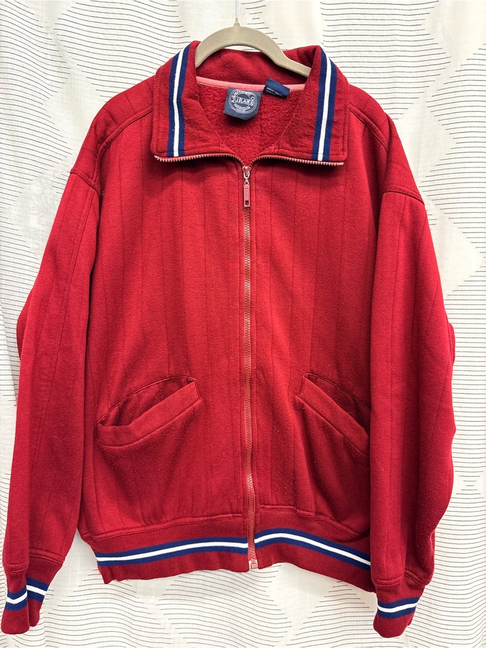 90’s Tomato Red Blair Tomato Red zip up jacket